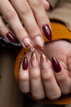 Tiny Pumpkins, November Nail Designs, Cozy Fall Vibes, Simple Fall Nails, November Nails, Stunning Nails, Classy Nail Designs, Autumn Nail