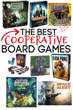 the best cooperative board games for kids and adults to play on their own video game console