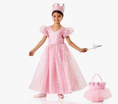 The Wizard of Oz™ Glinda the Good Witch™ Light-Up Costume | Pottery Barn Kids Glinda Costume, Light Up Costumes, Glinda The Good, Glinda The Good Witch, Land Of Oz, Good Witch, The Good Witch, Family Halloween Costumes, The Wizard