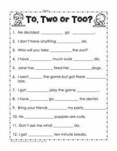 a printable worksheet with words and pictures for kids to practice their reading skills