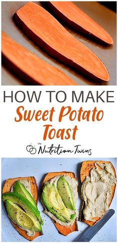 how to make sweet potato toast with avocado and mayonnaise