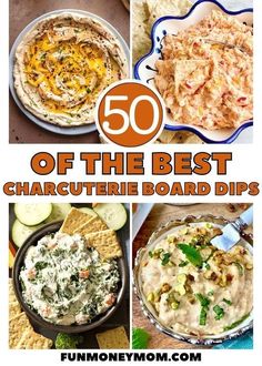 the top 50 of the best charcuterie board dips are on this page