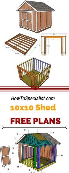 the plans to build a shed with free plans for it and how to use them