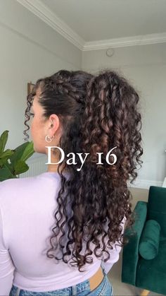 Easy Braided Half Up Half Down Hair, Curly Claw Clip, Braided Half Up Half Down Hair, Half Up Half Down Curly, Smoothing Brush, Brush And Comb, Braided Half Up, Curly Hair Styles Easy, The Claw