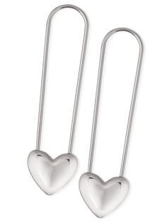 PRICES MAY VARY. GOTHIC SAFETY PIN HEART EARRINGS: These safety pin and heart earrings are a symbol of love, care, and compassion. The heart represents the emotions that come with love, while the safety pin symbolizes protection and safety. Wearing these earrings can serve as a reminder to be kind, caring, and supportive towards oneself and others. The design is simple yet meaningful, making it a perfect addition to any outfit. MATERIALS: Meticulously crafted from high-quality zinc alloy SIZE AN Safety Pin Heart, Safety Pin Earring, New Year Jewelry, Y2k Earrings, Goth Earrings, Gold Heart Earring, Punk Earrings, Safety Pin Earrings, Earrings Aesthetic