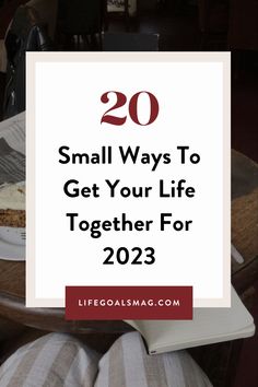 The beginning of the year is a great time to reflect on your goals and set yourself up for success in the coming year. In this article, we'll explore 20 small ways you can get your life together in time for 2023. Whether you're looking to improve your personal development, start cultivating better habits, or take your life to the next level, you're sure to find something that resonates with you. So let's get started! Get Your Life Together, Making Goals, Better Habits, Set Yourself Up For Success, Organization Lists, Lets Get Started, Tired Of Trying, Simple App, Creating A Vision Board