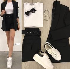 Monochromatic Fashion, Causual Outfits, Fashion Attire, Fashion Hacks Clothes, Work Outfits Women, Girls Fashion Clothes, Teenage Fashion Outfits, Business Casual Outfits, Womens Casual Outfits