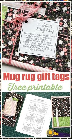 Looking for the perfect gift for that special someone? Sewing gifts are perfect for anyone! We have a wide variety of gifts to choose from, so you can find the perfect one for any occasion. Mug Rugs Patterns Free Sewing Patterns, Mug Rug Poem, Mug Rug Tutorials, Ideas For Sewing Projects, Mug Rug Tags, Easy Mug Rugs Patterns Free, Free Mug Rug Patterns, Mug Rugs Patterns Free