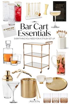 the bar cart essentials everything you need for a stylish trip