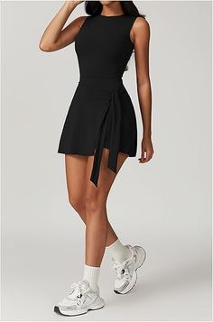 【Mateial��】Our tennis dress is made of 75%polyamide, 25% elastane,Crafted from a premium, flexible fabric, this athletic dress provides you with the ultimate freedom to move, stretch, and dominate the court. The material hugs your form comfortably, ensuring a flattering fit that moves with you, whether you're serving, volleying, or rushing the net. This sleeveless workout athletic rompers can be worn for various activities including yoga, running, or just as a stylish summer outfit.【Features】Fashi Summer Promotion, Tank Romper, Stylish Summer Outfits, Athletic Dress, Sport Tank, Tennis Dress, The Net, The Court, British Indian