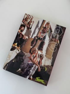 a book with an image of people on it