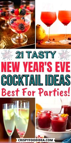 new year's eve cocktail ideas for parties