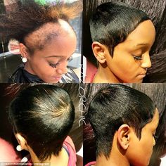 Atlanta hairstylist shares videos of clients suffering from hair loss due to weaves Natural Hair Pictures, Quick Weave Hairstyles, Hair Pictures, Black Girls Hairstyles, White Paper