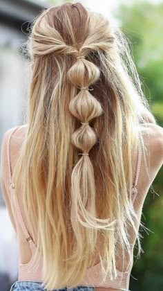 Hairstyles Check more at https://howcandothis.com/hairstyleideas/hairstyles-7/ Half Up Half Down Hairstyles, Hoco Hairstyles, Dance Hairstyles, Homecoming Hair Down, Hair Stylies, Hoco Hair Ideas, Half Up Half Down Hair, Hoco Hair