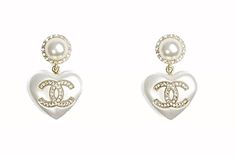 Heart Earrings, Chanel