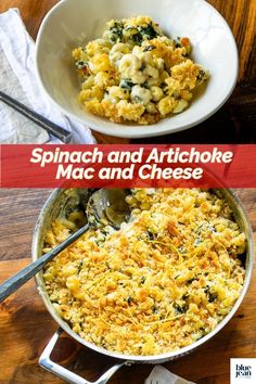 spinach and artichoke macaroni and cheese