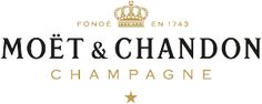 the champagne label for moet and chandon champagne, which is being advertised on its website