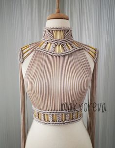 > Custom design , 🌿If there is a special color you want, please contact by message. 🌿Do not forget to enter your phone information for fast delivery. > Shiny material > Adds elegance on your swimsuits or evening dresses. Remember to send your phone number for fast delivery Macrame Fashion, Simpul Makrame, Crazy Party, Macrame Clothes, Safari Dress, Space Fashion, Macrame Dress, Beige Dress, Dress Birthday