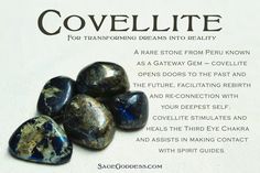 Sacred, natural, beautiful Covellite. The stone that opens and heals your Third Eye. We use stones like #Covellite to cross the chasm between this realm and the other realms where our past and future selves coexist in a nonlinear time-space dimension. #dreams Space Dimension, Time Space, Past And Future, Crystal Energy, Rare Stone, Dreams Into Reality