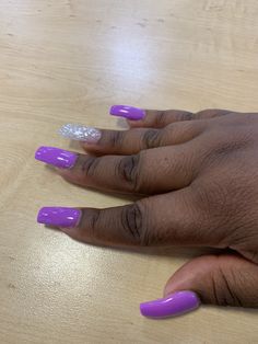 Classy Nails Purple, All Purple Nails, Hot Purple Nails, Purple Shellac Nails, Bright Purple Nails, Fun Purple Nails, Purple Nail Design