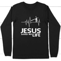 Created by our Christ Follower Life designers, not available anywhere else.
Please make sure that the Color and Size you have chosen are correct before clicking on the "Add To Cart" button.
PRODUCT DETAILS
Made from 100% cotton and featuring a classic crew neck. This Unisex Long Sleeve Tee is an instant crowd favorite! It can be styled with jeans for a casual look, or worn with a blazer for a more classy business look while remaining in comfort. 

100% combed ring-spun cotton
Heather colors are Jesus Carrying The Cross, Carrying The Cross, Bible Videos, Sign Sayings, Heartbeat Line, Verses Quotes, Media Management, Jesus Saves, Business Look