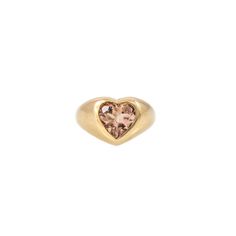 Details 14k gold morganite heart signet ring Available in 14k yellow, rose and white gold Handmade in USA Due to the nature of all gemstones, small variations in size, shape and color may occur and may not be exact as image shown Heart Shaped Stone Ring, Bezel Heart Ring, Heart Gem Ring, Gemstone Signet Ring, Heart Signet Ring, College Rings, Morganite Jewelry, Heart Shaped Ring, Finger Bracelets