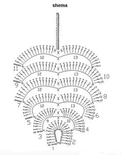 the diagram shows how to make a circular chandelier with numbers and symbols on it