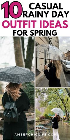 Looking for rainy day outfits ideas? Elevate your spring wardrobe with these chic rainy day outfits. Waterproof elegance meets comfort, perfect for those damp, blossoming days. Stay dry and stylish with our top pick. Rainy Day Date Outfit, Rainy Day Dates