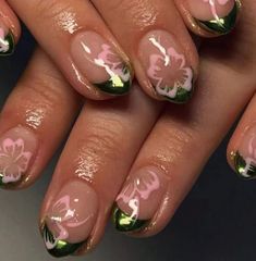 Super Cute And Stylish Ships In 5-10 Business Days Cute Acrylic Nails Spring, Fun Girly Nails, Short Nails Teal, Gel Fill Nails, Earthy Nails Short, Cute Spring Gel Nails, Green Short Nail Designs, Short Gel Nails Summer 2024, Nail Inspo Gel Short