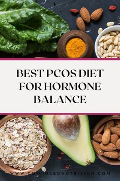 In this post you’ll learn about the best PCOS diet for hormonal imbalance and insulin resistance! Learning about the PCOS diet is one way to regulate your cycle, improve hormone balance, and reduce androgens. Find more PCOS hacks and natural fertility remedies at composednutrition.com. Hormonal Imbalance