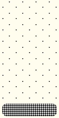 a black and white checkered table cloth with dots on it