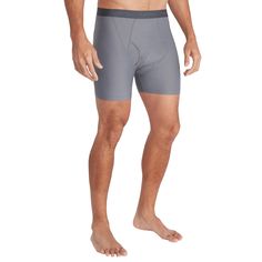 PRICES MAY VARY. Breathable Design - The perfect underwear for travel, the ExOfficio Men's Give-N-Go 2.0 Boxer Brief is made with a breathable mesh fabric that supplies airflow to keep you cool on the beach, plane, or road tripping car Durable Performance - Comfortable, wear-friendly synthetic fabric ensures you get maximum use out of each pair of ExOfficio travel underwear no matter how often you stuff into your suitcase when wanderlust calls Chafe-Free Wear - Flatlock seams reduce chafing whil Nylon Anti-odor Boxer Briefs For Training, Midweight Anti-odor Boxer Briefs For Sports, Anti-odor Midweight Sports Boxer Briefs, Breathable Boxer Briefs For Running, Breathable Gray Boxer Briefs For Training, New City, Keep Your Cool, Synthetic Fabric, Boxer Briefs