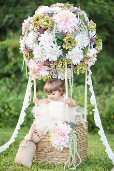 Hot Air Balloon Party, Baby Fotografie, Decoration Photo, Baby Party, Diy Photo, Birthday Photoshoot, Baby Photoshoot