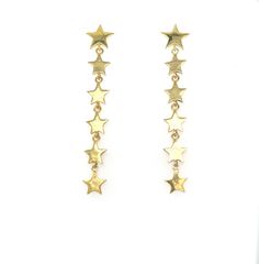 Our Earrings are made out of Sterling Silver Plated with 14k Gold and Cubic Zirconia. Anniversary Yellow Gold Star Charm Earrings, Anniversary Yellow Gold Earrings With Star Charm, Gold Star Earrings For Formal Occasions, Star Earrings Dangle, Cross Charm Necklace, Gold Star Earrings, Star Stud Earrings, Halloween Inspo, Star Earrings Stud