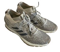 Adidas PureBOOST RBL Mens Ultra Running Sneakers Shoes Tan Brown. These running shoes support your fastest runs. They have an adaptive knit upper that conforms to your foot, with a splash-resistant treatment for protection against the elements. An ATR outsole adds superior all-weather traction. Ultra Running, Adidas Pure Boost, Running Sneakers, Sneakers Shoes, Tan Brown, Running Shoes, Shoes Sneakers, Size 12, Adidas