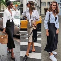 Flowy Skirts, White Shirt Outfits, Beauty Inspo, Shirt Refashion, Casual Day Outfits, White Shirts, Outfits Casuales, Skirt Outfits, White Shirt