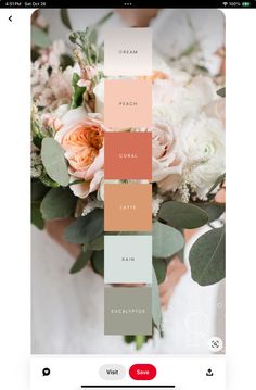 Light Coral Wedding, Sage And Peach Wedding Invitations, Grey And Peach Color Palette, Light Blue Terracotta Wedding, Peach Cream Green Wedding, Wedding With Pink Color Schemes, Coral Wedding Palette, March Wedding Palette, Peach Pallet Color