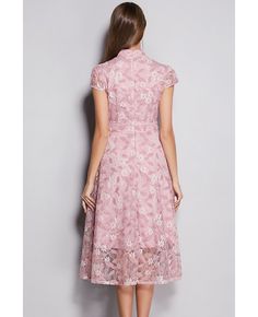 Get 10% off now! Buy L-5XL Pink Lace Flowers Modest Tea Length Party Dress at cheap price online. Free stable shipping and pro custom service since 2009. Luxury Spring Lace Tea-length Dress, Cheap Pink Dresses With Lace Trim, Luxury Tea-length Dresses With Lace Trim, Pink Lace Patchwork Dress For Summer, Pink Lace Patchwork Dress For Garden Party, Pink Fitted Lace Midi Dress, Pink A-line Lace Dress, Pink Lace Tea-length Dress, Spring Lace Tea-length Dress