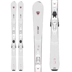 the skis are all different sizes and shapes