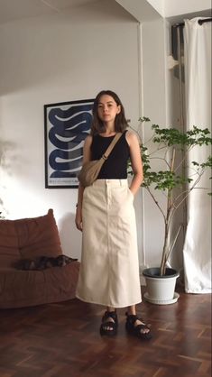 Uniqlo Outfit, Neue Outfits, Current Styles, Spring Summer Outfits, Minimalist Outfit, Modest Outfits, Uniqlo