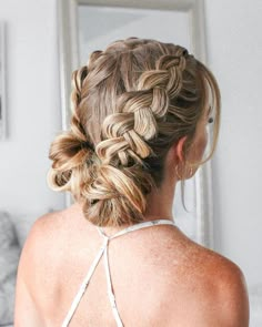 - Check more at https://howcandothis.com/hairstyleideas/67225/ Now Hairstyles, Preppy Hairstyles, Hairstyle Examples, Cute Simple Hairstyles, Braided Hairstyle, Cute Braided Hairstyles, Short Wedding Hair, Braided Hairstyles Easy, Easy Hairstyles For Long Hair