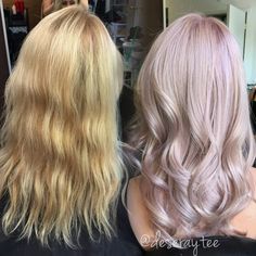 Pink Toner For Blonde Hair, Pink Champagne Hair Color, Pink Toned Blonde Hair, Pale Pink Hair, Toner For Blonde Hair, Capitol Couture, Champagne Hair