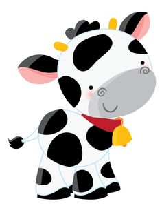 a black and white cow with a bell around its neck is standing in front of a white background