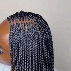 Small Traditional Box Braids, Straight Braids, Tiny Braids, Peekaboo Braids, Micro Braids Hairstyles, Small Knotless, Disney Swag, Braids Boxbraids