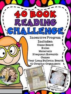 an image of the book reading challenge for children to use in their homeschool