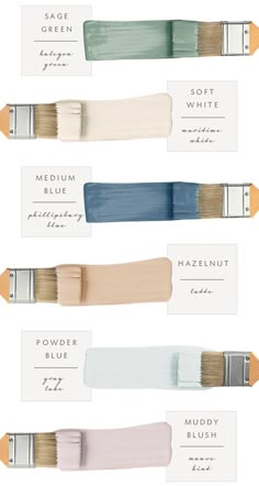 the top color palettes for spring's colors are white, blue, and beige