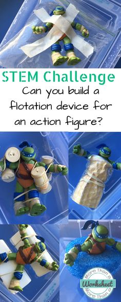 STEM Challenge: Can you build a flotation device for an action figure? from More Than a Worksheet. Guide your students through the entire STEM engineering process with a simple trifold. Teach about buoyancy and density while learning the design process. Reading passage and rubric included, too! $ #STEM #STEMchallenge #STEMengineering Cinderella Steam Activities, Stem Engineering Challenges, Stem Building Challenges For Kids, Fun Stem Activities Elementary, Steam Projects Elementary, Ks1 Provision, Buoyant Force, Stem Activities Elementary, Vetenskapliga Experiment