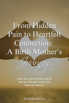 Have you ever carried a secret that you thought would stay with you forever? This birth mother did, until one day, the past came calling. Her story of reconnecting with the son she placed for adoption—and the healing that followed—will inspire you to believe in the power of faith, honesty, and God's love. Find out how one conversation changed a life of secrecy into a journey of love and forgiveness. Find out how one conversation changed a life of secrecy into a journey of love and forgiveness. Mother Healing, Journey Of Love, Love And Forgiveness, Birth Mother, Anchors, Gods Love