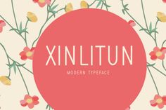 the word xnlitun is surrounded by flowers