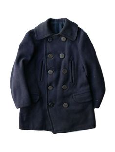 US NAVY P Coat Navy Wool 1910s Vintage WW1 13 Star Button Men's Outerwear | eBay Navy Peacoat With Buttons For Formal Occasions, Formal Navy Peacoat With Buttons, Navy Peacoat With Buttons For Business, Navy Business Peacoat With Buttons, Navy Pea Coat With Buttons For Formal Occasions, Navy Formal Pea Coat With Buttons, Vintage Navy Outerwear For Formal Events, Vintage Navy Outerwear For Formal Occasions, Vintage Winter Peacoat With Buttons